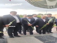 ادای احترام معاون رئیس جمهوری به مقام شهید رحمتی