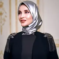 آموزش بستن سه مدل روسری قواره بزرگ