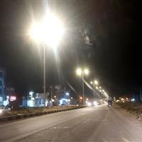 افزایش ایمنی در محور فیل‌آباد به باباحیدر با اجرای روشنایی جاده‌ای