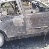 سرویس مدرسه دانش‌آموزان همدانی در آتش سوخت