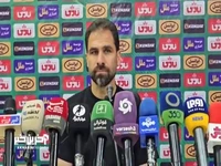 نشست خبری ابراهیم صادقی سرمربی سایپا بعد از بازی با پیکان