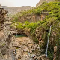 آبشار زیبای کول چپ، استان لرستان 