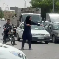 خانم شهروند سیرجانی؛ ناجی ترافیک در بحران قطع برق