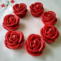 آموزش شمع گل رز شفاف