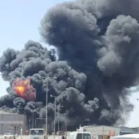 حمله پهپادی، «پورت‌سودان» را به آتش کشید