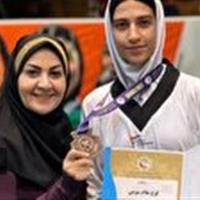 کسب نشان برنز دختر تکواندوکار قمی در مسابقات انتخابی تیم ملی
