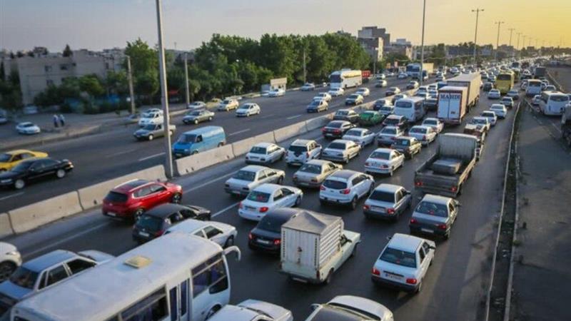 ترافیک سنگین در آزادراه‌های البرز