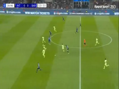 تکل عالی مارتینز؛ اینتر 0-0 بارسلونا