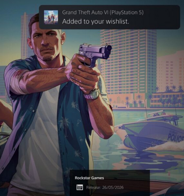 بازی GTA 6 را می‌توانید هم‌اکنون به Wishlist خود در PS5 اضافه کنید