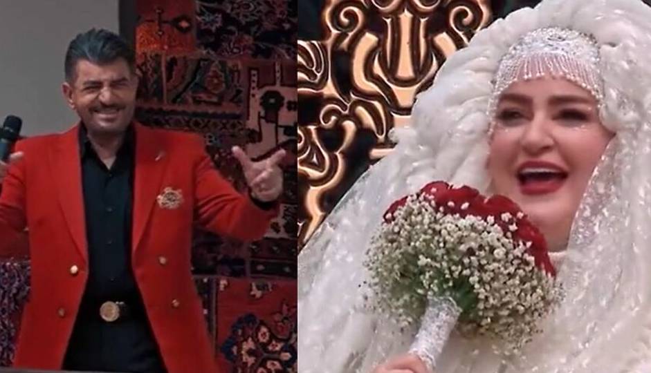 خوانندگی محمود شهریاری در عروسی نعیمه نظام‌دوست
