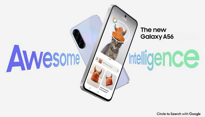 گلکسی A56 آپدیت جدید با ادغام Gemini را دریافت کرد