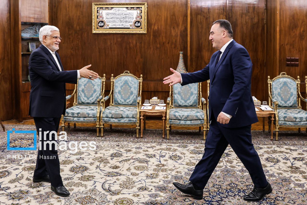 عکس/ دیدار وزیر انرژی تاجیکستان با معاون اول رئیس جمهور