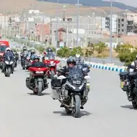 اصفهان در استقبال از موتورسوران لهستانی