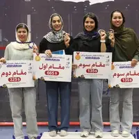 فرشته اقتداری، فاتح جام اسکواش بانوان یزدکاپ شد