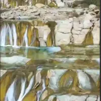 آبگرم نمکی و درمانی سیاهکُش در بندر خمیر