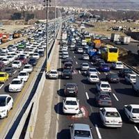 ترافیک سنگین در آزادراه کرج – قزوین