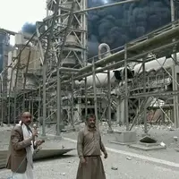 عکس/ خسارات وارده به کارخانه سیمان یمن در حملات رژیم صهیونیستی