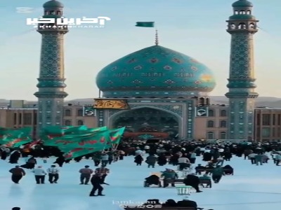 استقبال مسجد جمکران در آستانه میلاد امام رضا(ع)