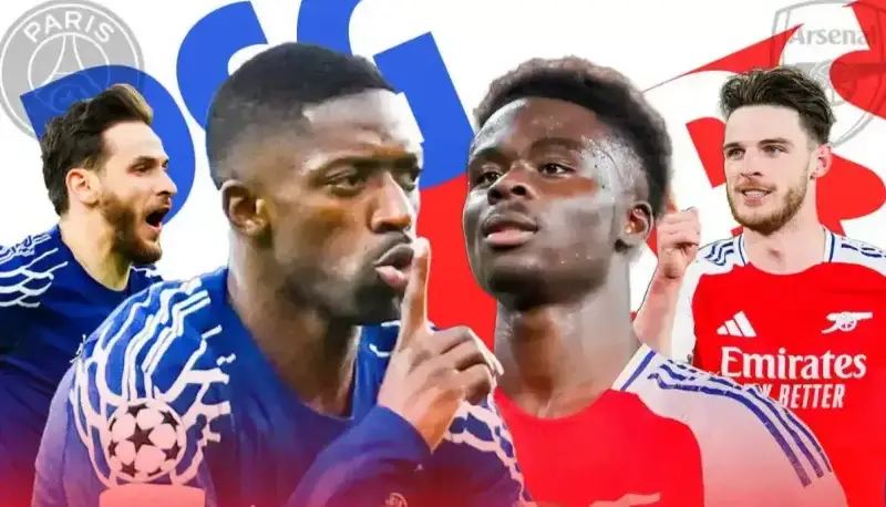 گزارش زنده؛ پی‌اس‌جی‌ 2-1 آرسنال