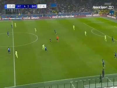 چه گلریه یان زومر؛ اینتر 4-3 بارسلونا