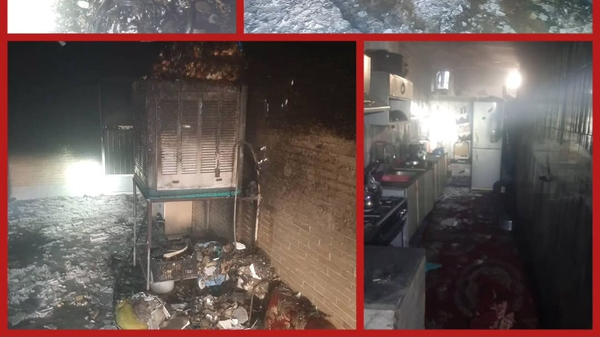 انفجار و حریق در آزادشهر؛ 8 مصدوم دچار دودزدگی شدند