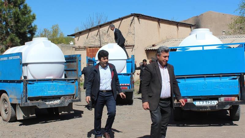 توزیع بیش از 1300 تانکر آب در مناطق عشایری اردبیل