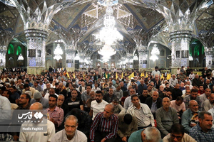 گرامیداشت شهدای خدمت در حرم مطهر رضوی