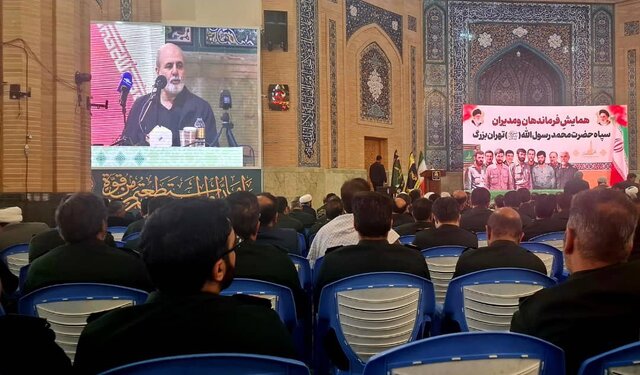 احمدیان: رسالت سپاه این است که در کنار مردم، ایران اسلامی را قدرتمند و باشکوه کند