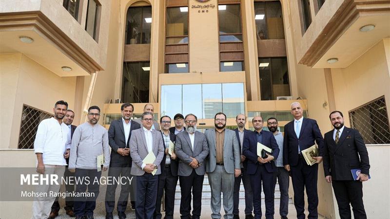 بازدید هیئت رسانه ای ایران از سازمان رسانه و شبکه الفرات عراق