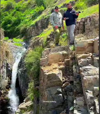 آبشار چالاچوخور دومولی در استان اردبیل