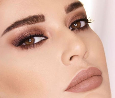 آموزش یک میکاپ قهوه ای چشم زیبا