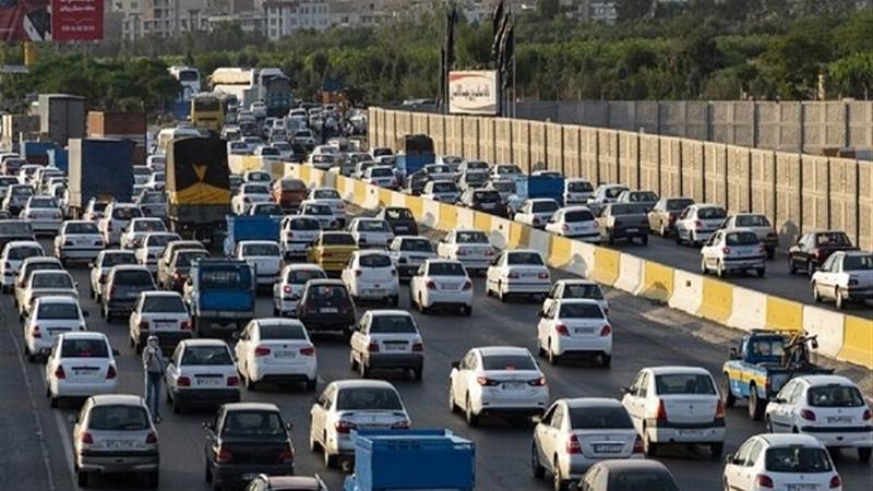 ترافیک سنگین در آزادراه‌های البرز