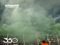 جو فوق‌العاده ورزشگاه تختی لرستان در دیدار خیبر و پرسپولیس