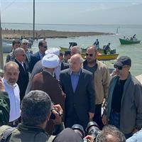 بازدید نظارتی قالیباف از آشوراده؛ امید به احیای جزیره متروکه خزر