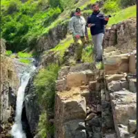 آبشار چالاچوخور دومولی در استان اردبیل