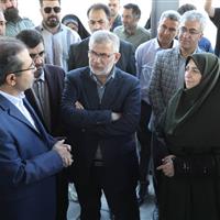 بازدید معاون رییس جمهور از ایستگاه شارژ اتوبوس‌های برقی کرج