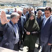 بازدید معاون رییس جمهور از پروژه آزادراه شهید سلیمانی در کرج