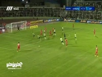 گل اول پرسپولیس به خیبر توسط فرشاد احمدزاده 