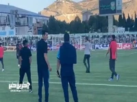بازیکنان پرسپولیس از چمن ورزشگاه دیدن کردند