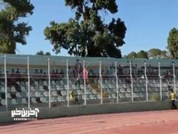 حضور اندک تماشاگران پرسپولیسی