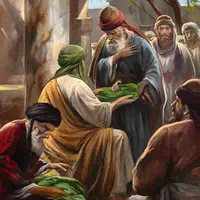 عکس/ نقاشی جدید حسن روح‌الامین به مناسبت ولادت امام رضا(ع)