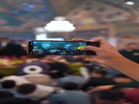 مراسم ویژه نوجوانان امام رضایی در حرم رضوی