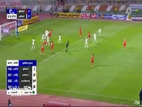 گل سوم تراکتور به نساجی توسط اسماعیلی فر