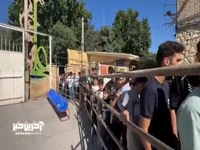 حضور پرشور هواداران لرستانی ۴ ساعت مانده به آغاز بازی