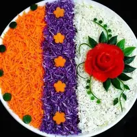 سالاد رو برای مهمونها اینجوری تزئین کن