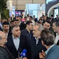 رئیس‌جمهور از نمایشگاه نفت بازدید کرد