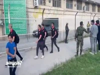 ورود اتوبوس پرسپولیس به ورزشگاه تختی