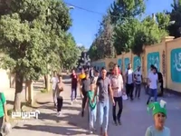 خیابان منتهی به استادیوم تختی و ورود تماشاگران