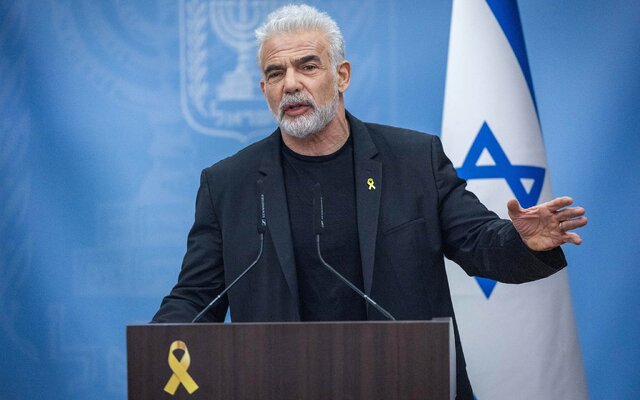 لاپید: توافق هستهای با عربستان، میتواند منطقه را به سوی رقابت تسلیحاتی سوق دهد