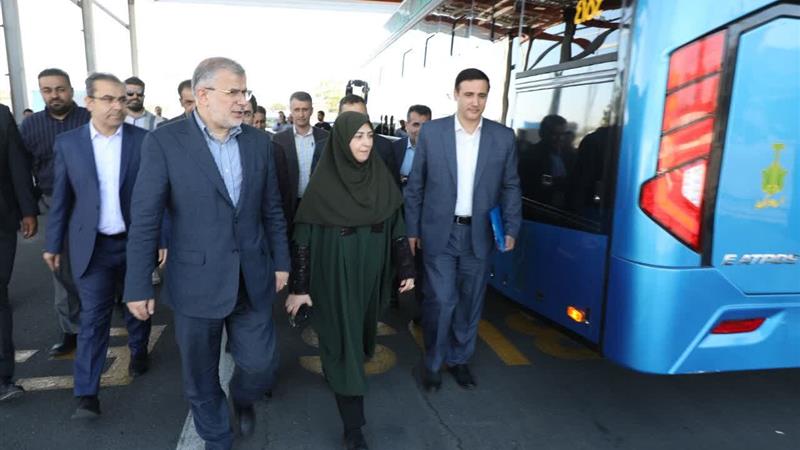 راه اندازی اتوبوسهای برقی؛ گام بلنداستان البرزدرحفاظت ازمحیط زیست